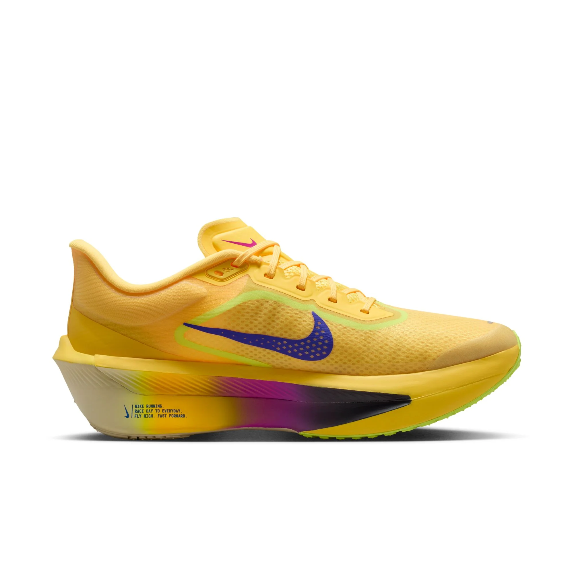 Nike Mens Zoom Fly 6 - Citron Pulse/Indigo Burst/Volt Ice - Neutral - SP26 - Image 7