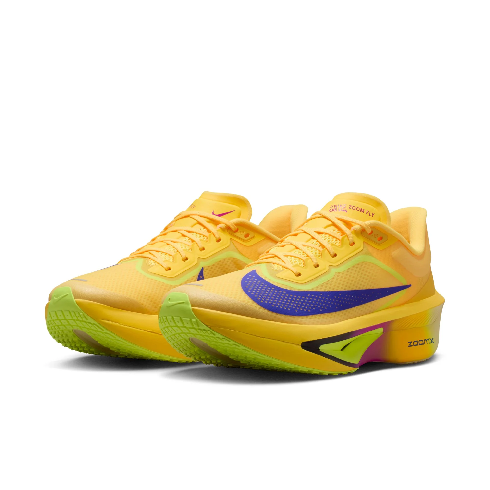 Nike Mens Zoom Fly 6 - Citron Pulse/Indigo Burst/Volt Ice - Neutral - SP26 - Image 8