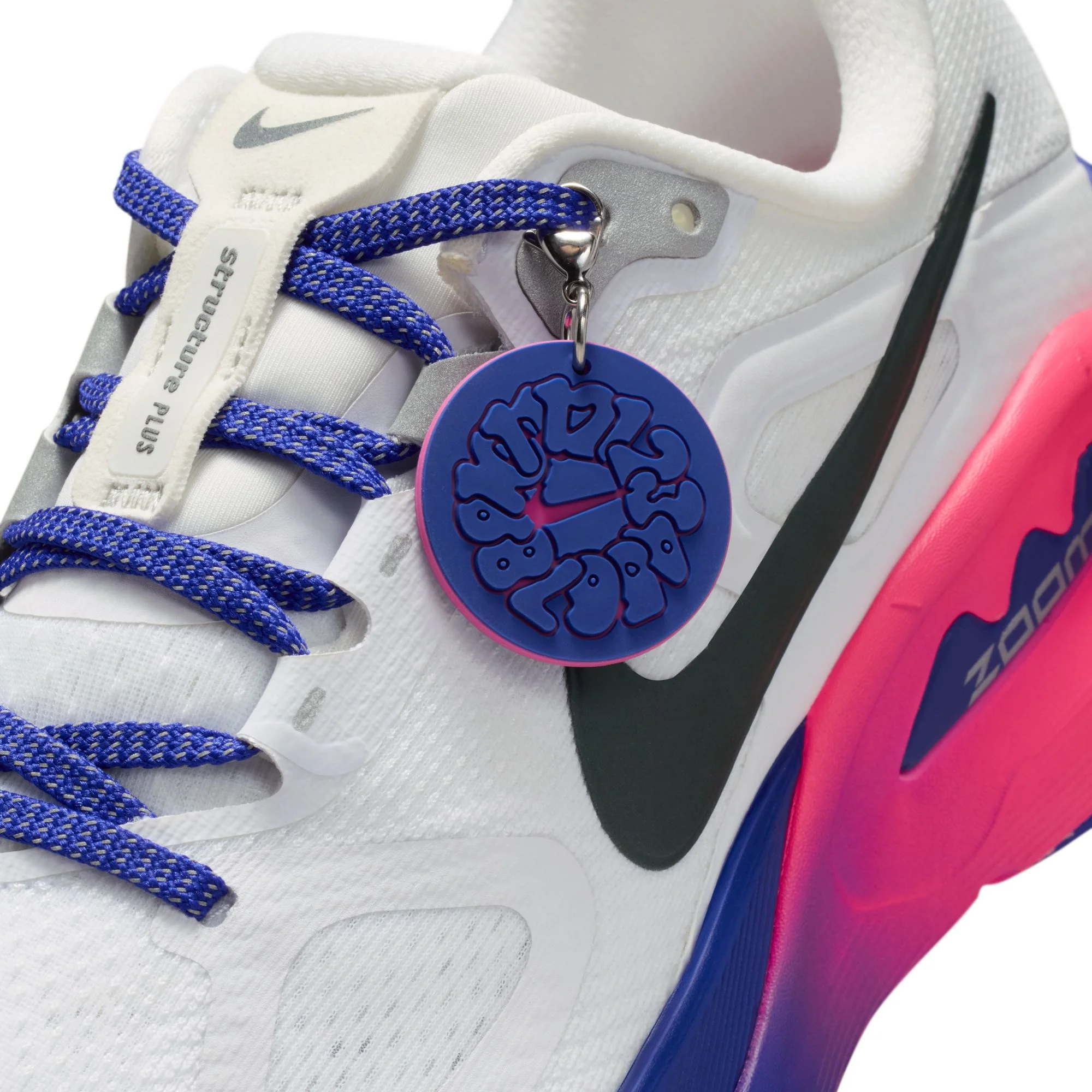Nike Womens Structure Plus SE - White/Anthracite/Concord/Hyper Pink - Stability - SU26 - Image 10