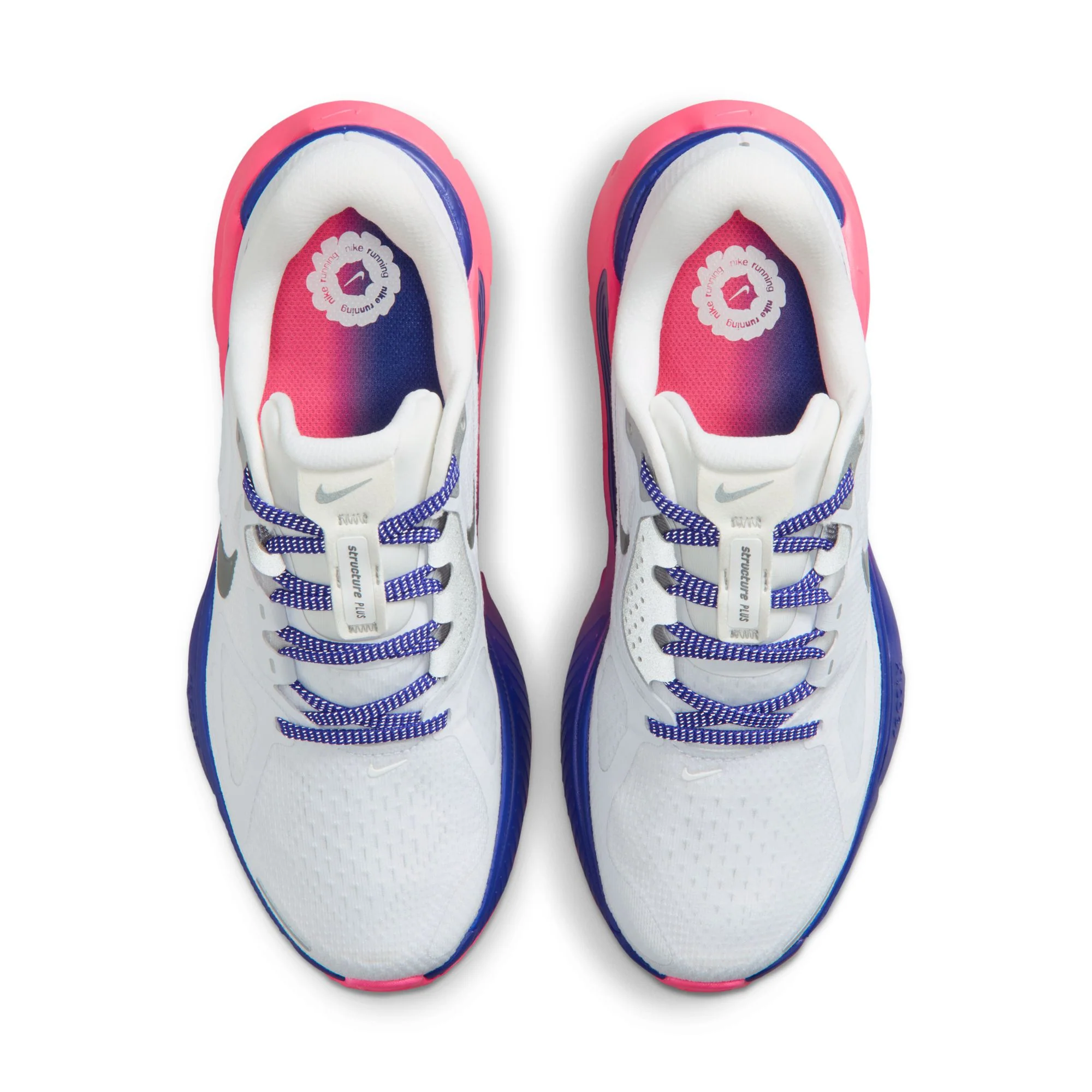 Nike Womens Structure Plus SE - White/Anthracite/Concord/Hyper Pink - Stability - SU26 - Image 4
