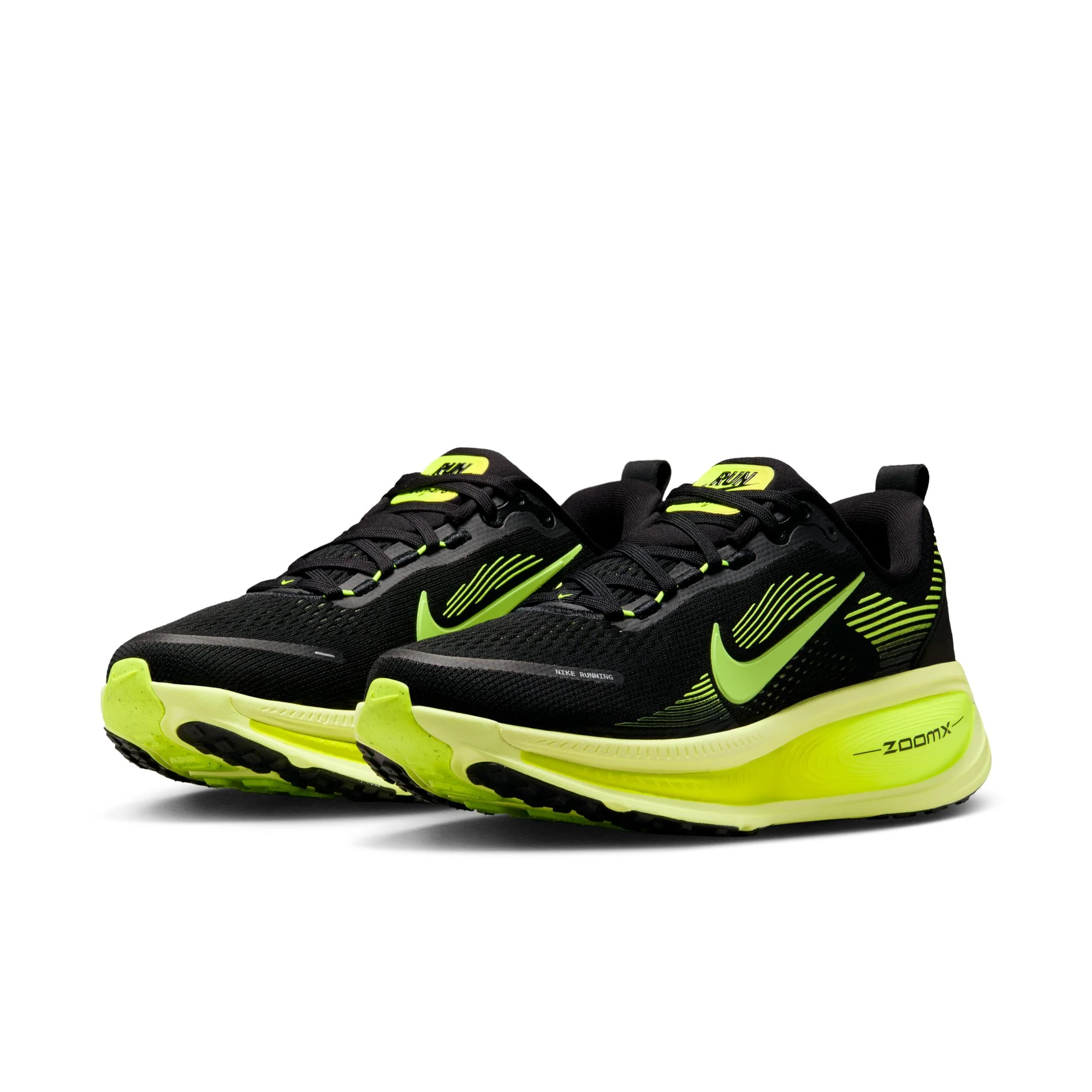 Nike Womens Vomero 18 - Black/Volt/Cyber/Lemon Twist - Neutral - HO25 - Image 8
