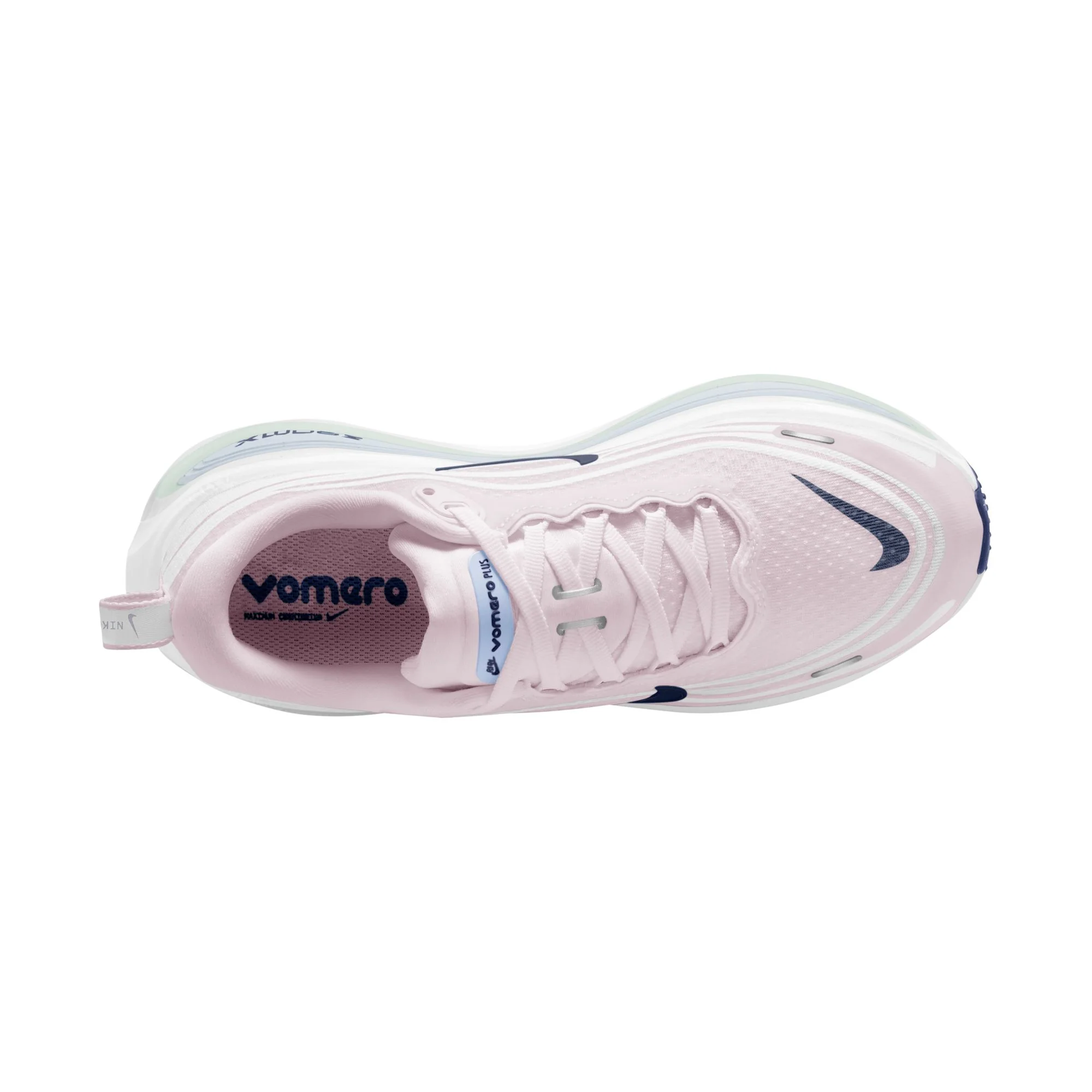 Nike Womens Vomero Plus - Pearl Pink/Midnight Navy/White - Neutral - SU26 - Image 3