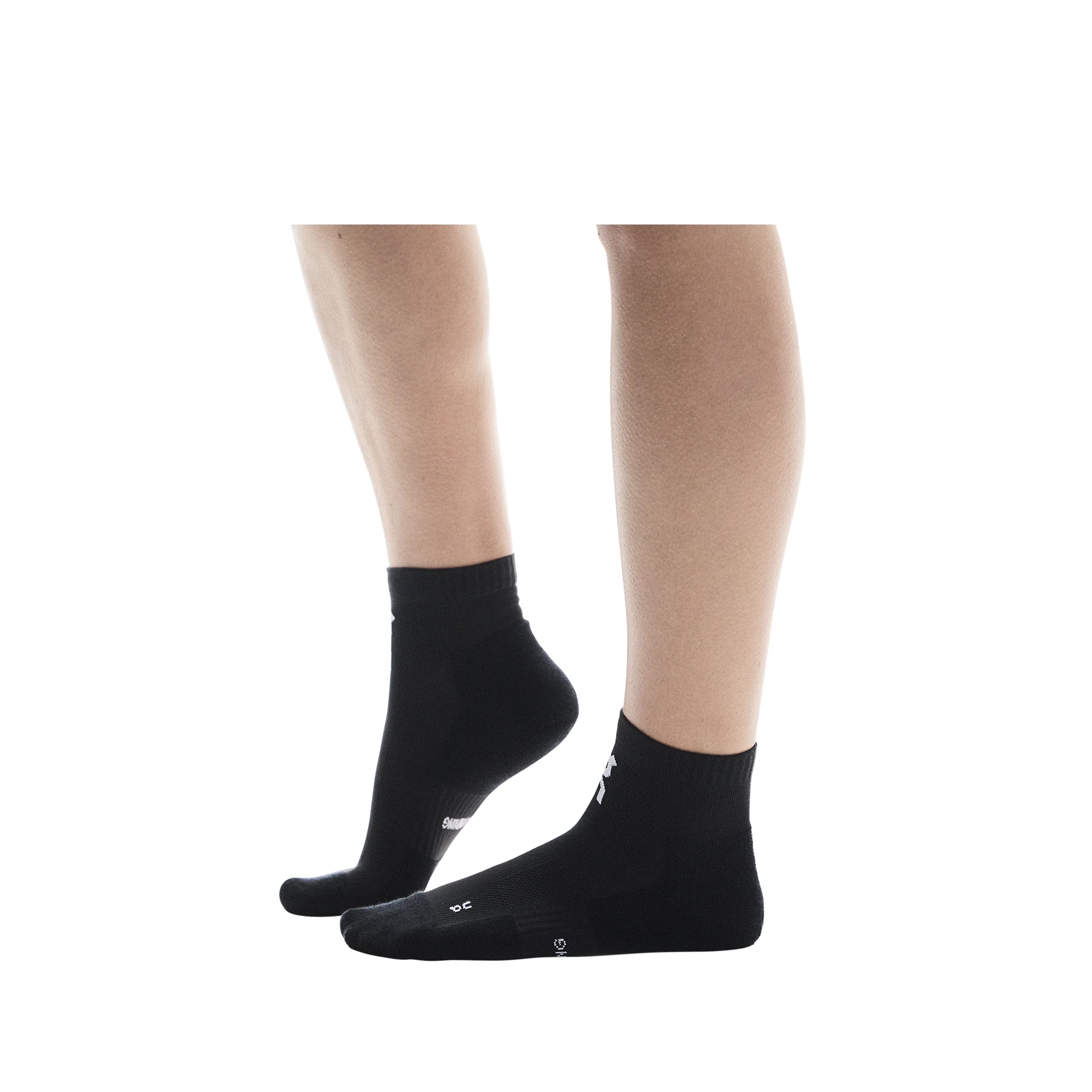 On Core Run Sock Mid 2-Pack Unisex - Black - Image 2