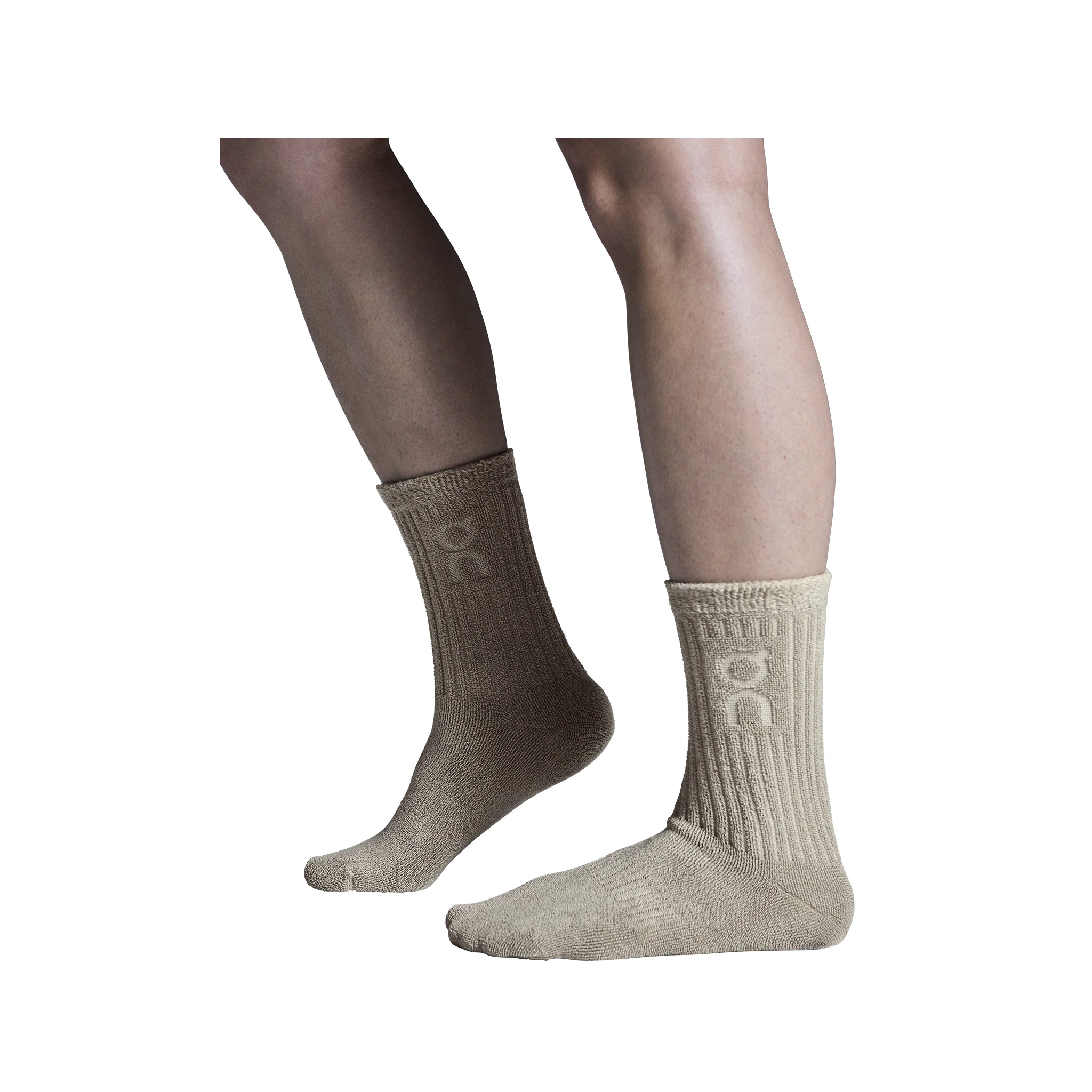 On Terry Sock High Unisex - Desert - Image 2