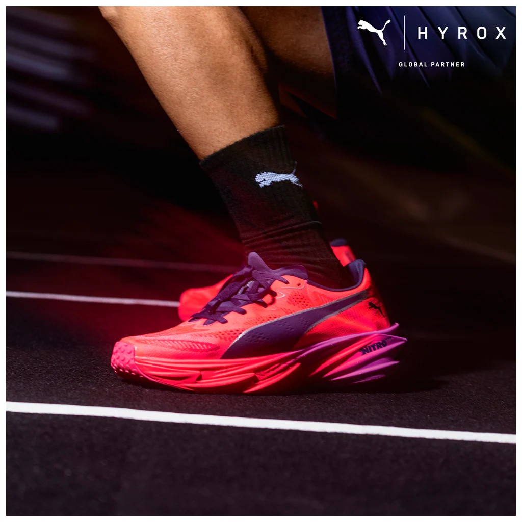 Puma Mens Deviate NITRO Elite 4 Hyrox - Pure Pink/Electric Orchid/Deep Plum - Neutral - SS26 - Image 8