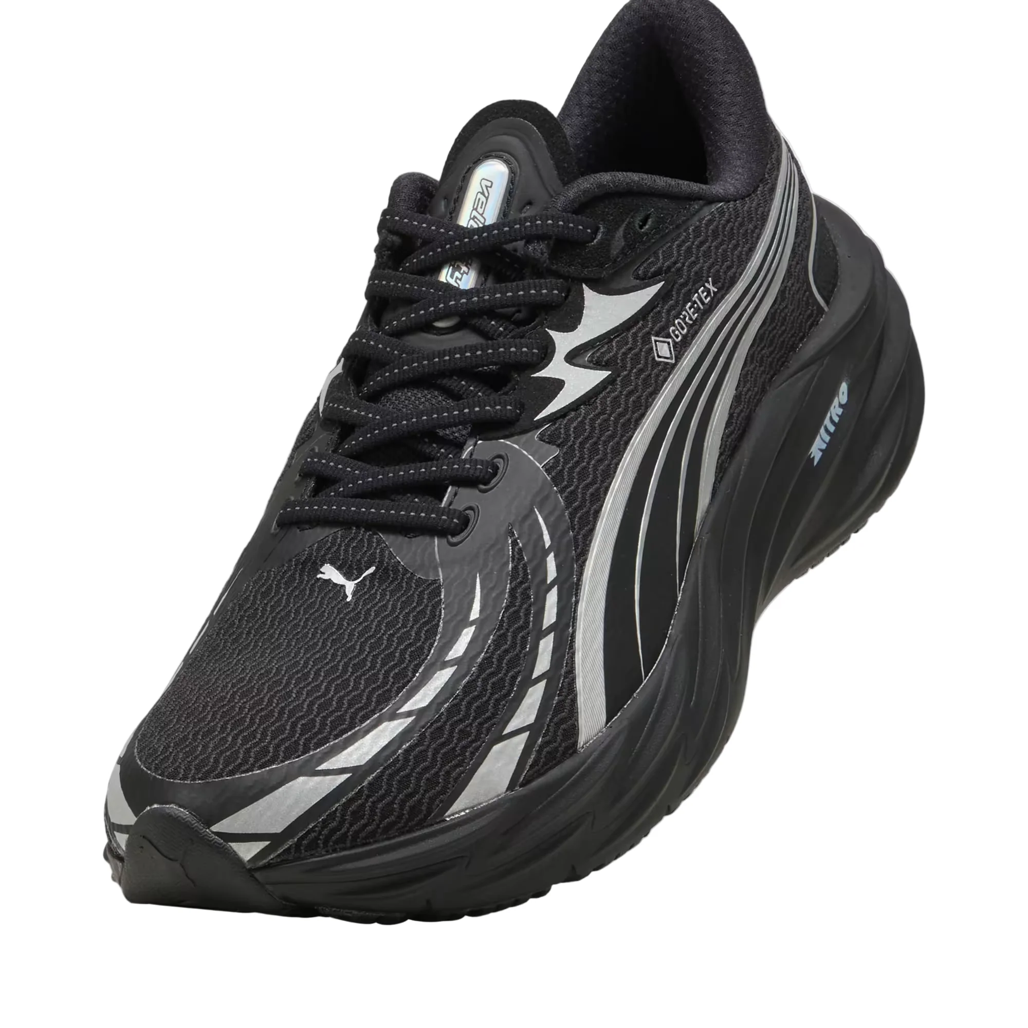 Puma Mens Velocity NITRO 4 GTX - Puma Black/Puma Silver - Neutral - AW25 - Image 3