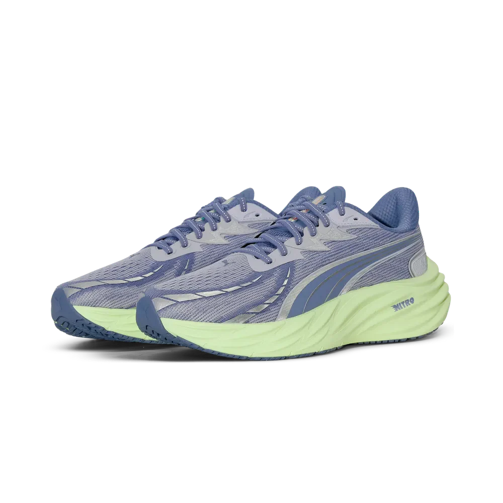Puma Womens Velocity NITRO 4 - Vibrant Silver/Apple Spritz - Neutral - SS26 - Image 7