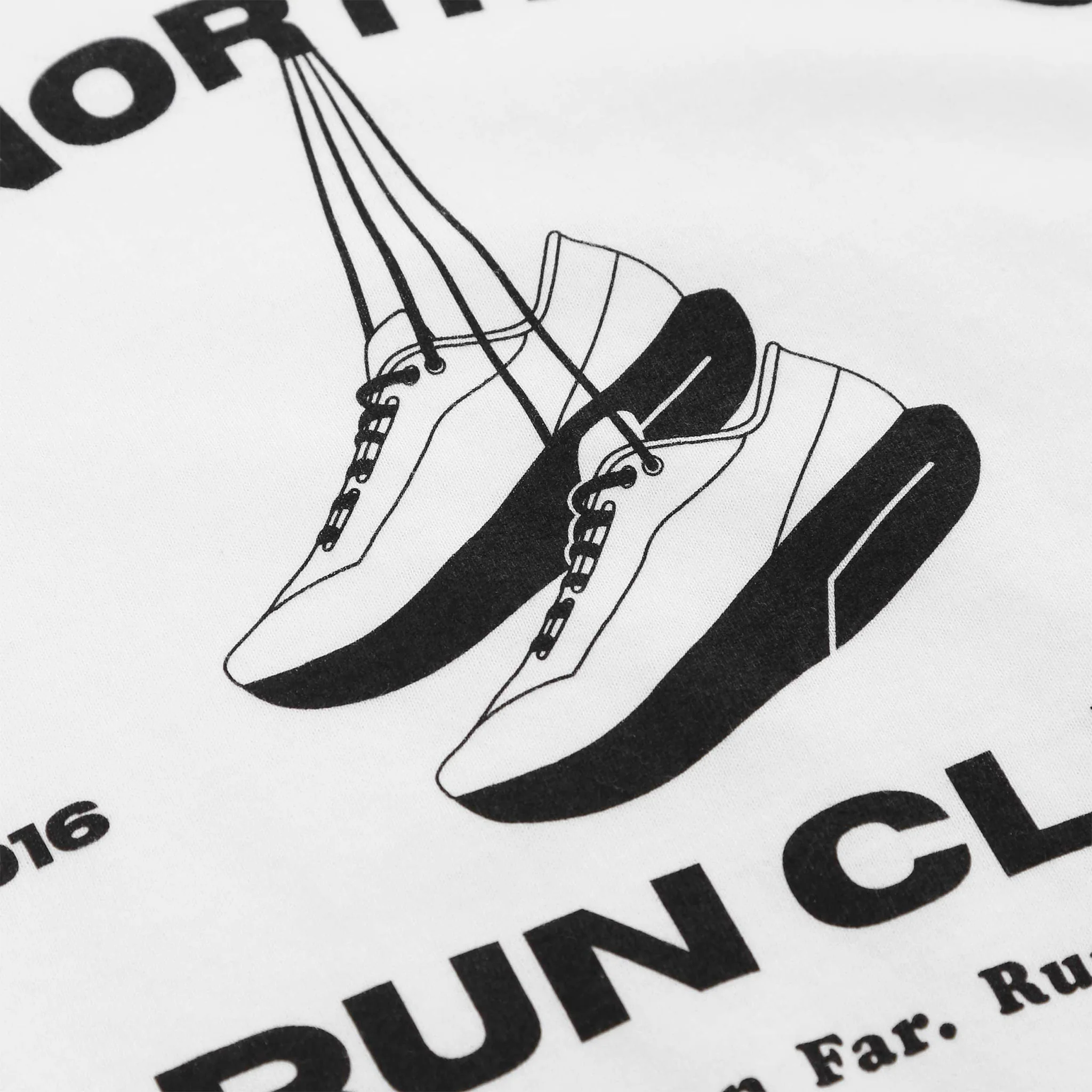 RNW Run Club Cotton Tee - White - Image 5