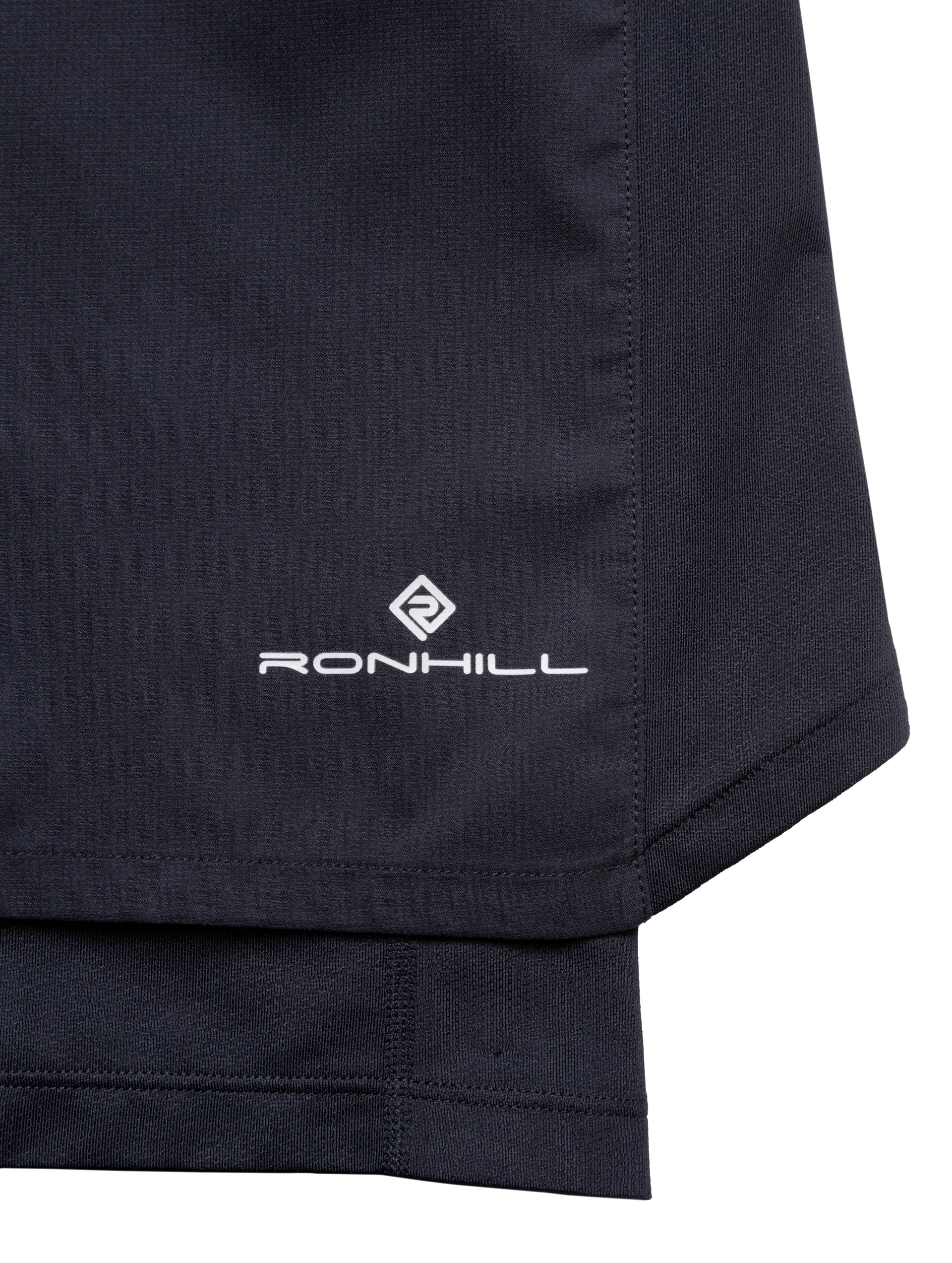 RonHill Mens Tech 5" Twin Short - All Black - Image 7