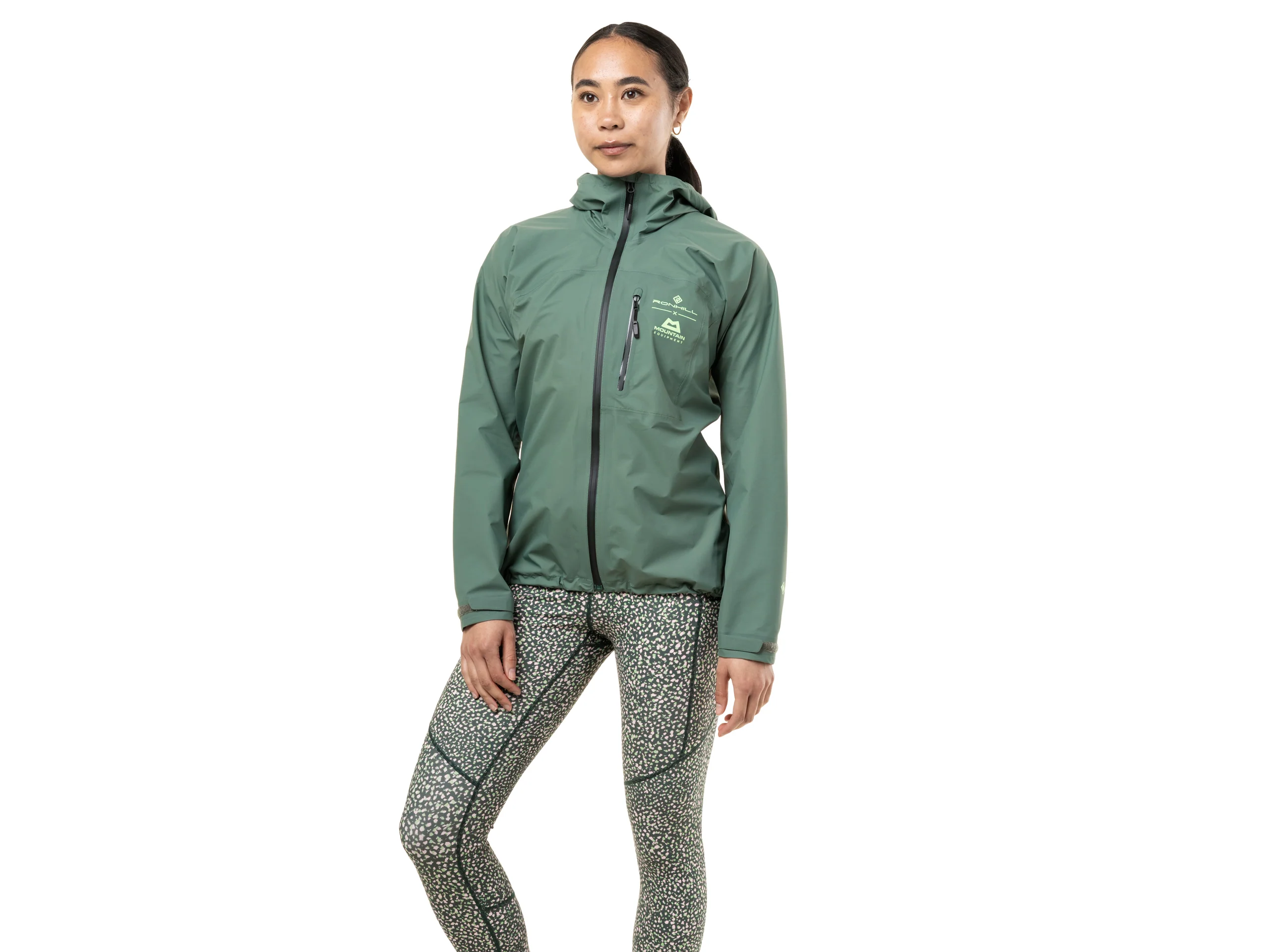 RonHill Womens Tech Gore-Tex Mercurial Jacket 2 - Laurel/Seafoam - SS26 - Image 4