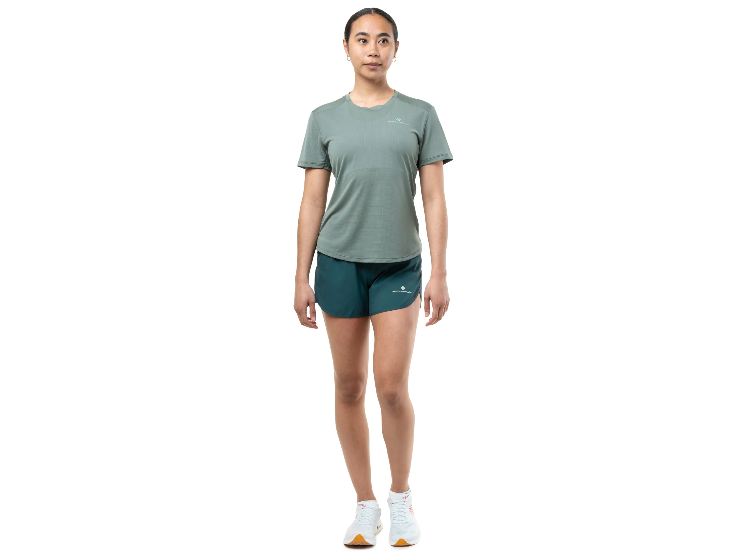 RonHill Womens Tech S/S Tee - Laurel/Seafoam - SS26 - Image 3