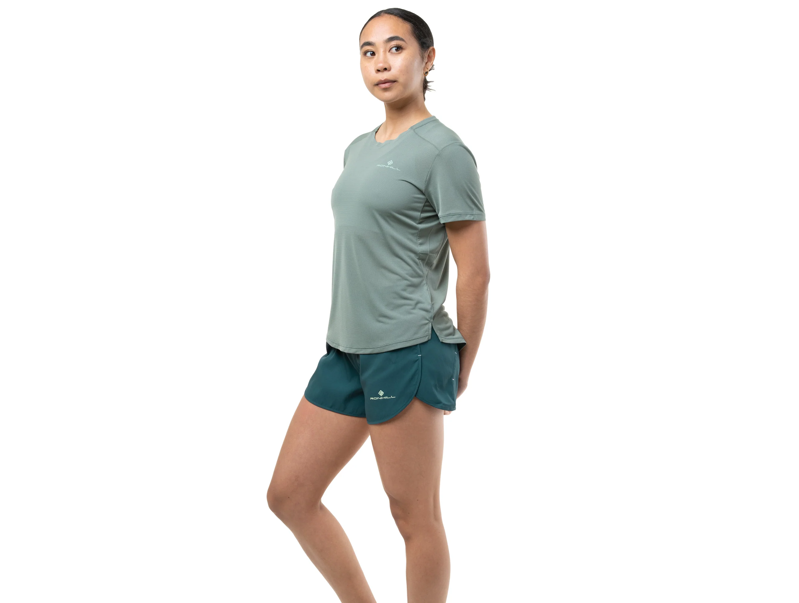RonHill Womens Tech S/S Tee - Laurel/Seafoam - SS26 - Image 4