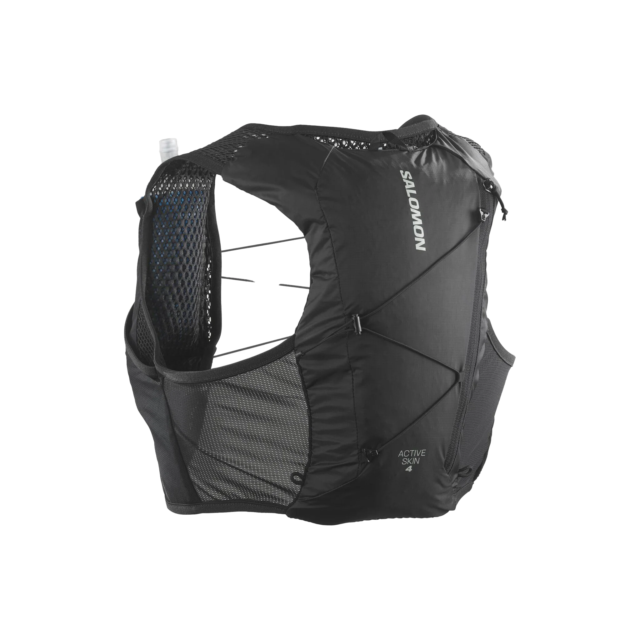 Salomon Active Skin 4 Unisex Vest with Flasks - Black/Metal