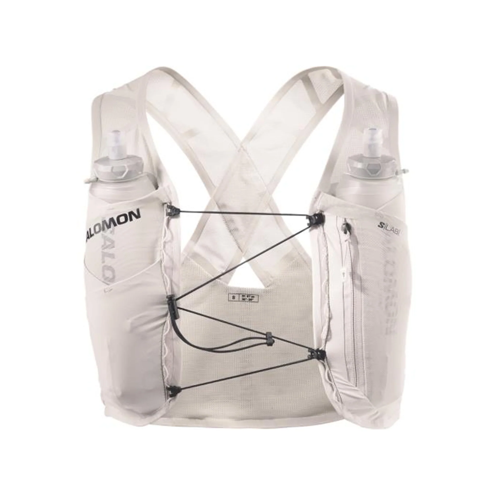 Salomon GRVL Concept Skin 2 Unisex Vest with Flasks - Silver Cloud - Image 2