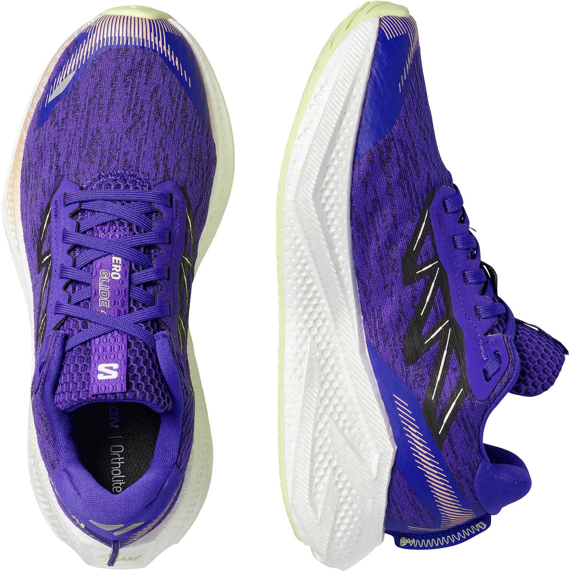 Salomon Womens Aero Glide 4 - Deep Blue/White/Butterfly - Neutral - SS26 - Image 6