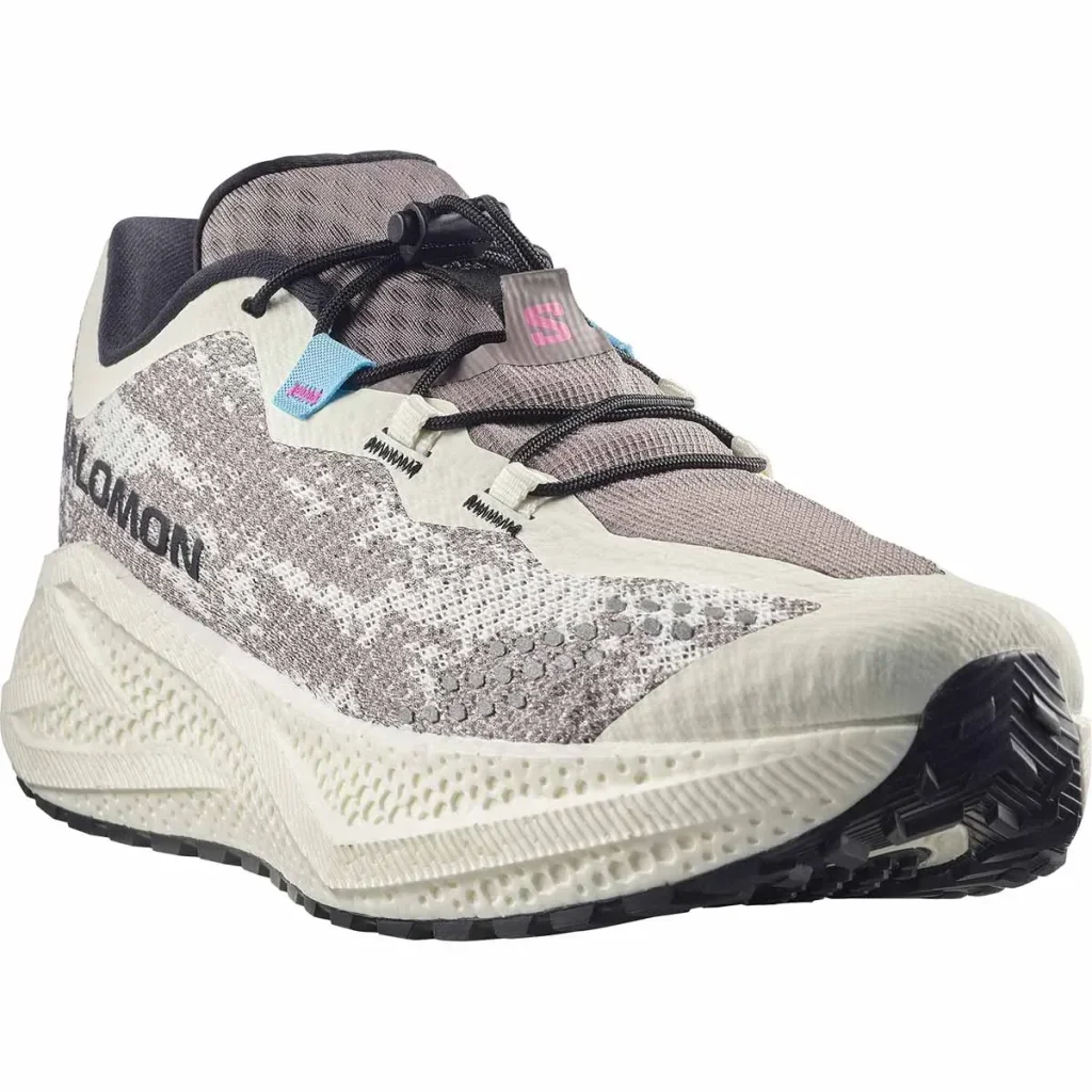 Salomon Womens Aero Glide 4 GRVL - Vanilla Ice/Black/Iron - Trail - SS26 - Image 6