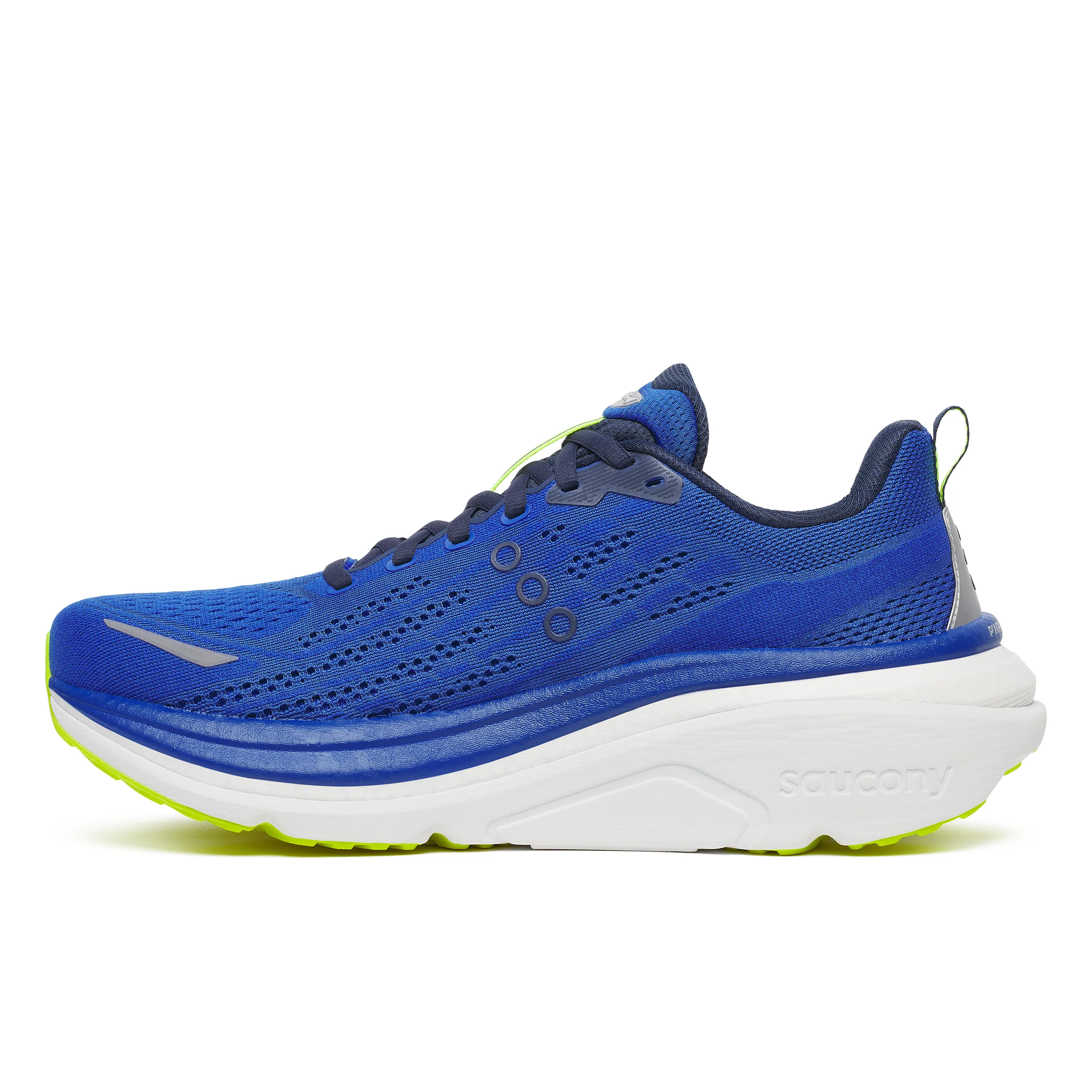 Saucony Mens Hurricane 25 - Lapis/Citron - Stability - AW25 - Image 3