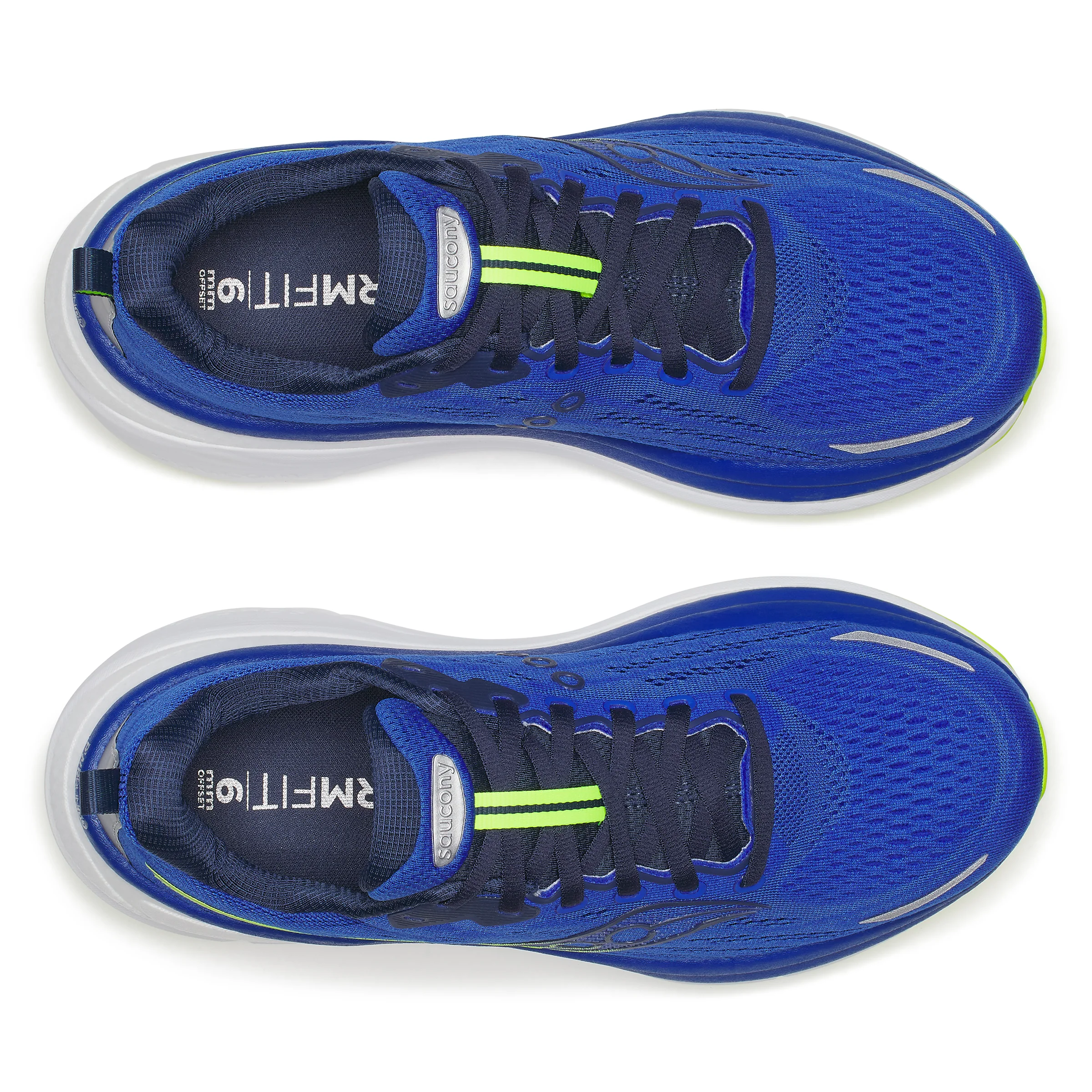 Saucony Mens Hurricane 25 - Lapis/Citron - Stability - AW25 - Image 5