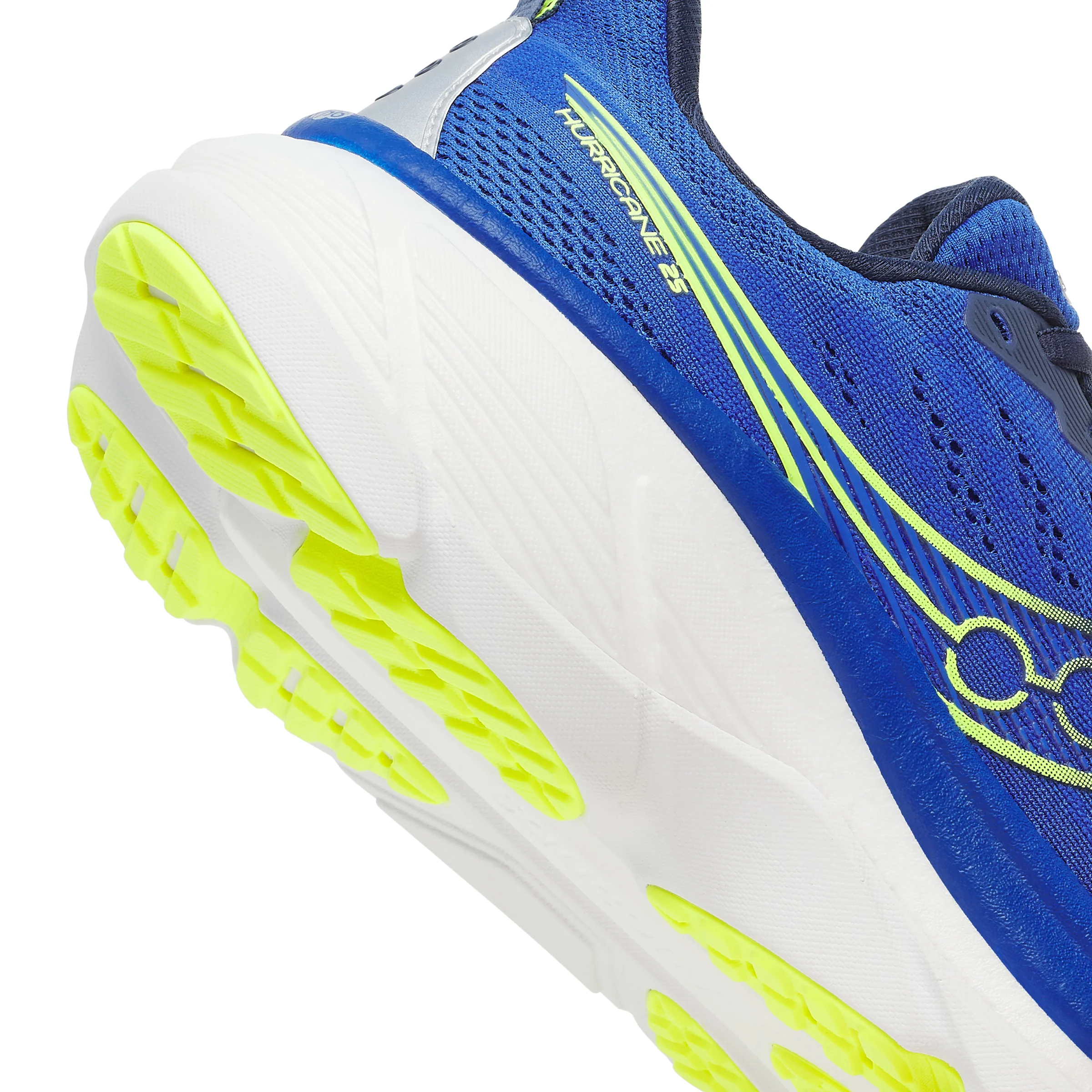 Saucony Mens Hurricane 25 - Lapis/Citron - Stability - AW25 - Image 7