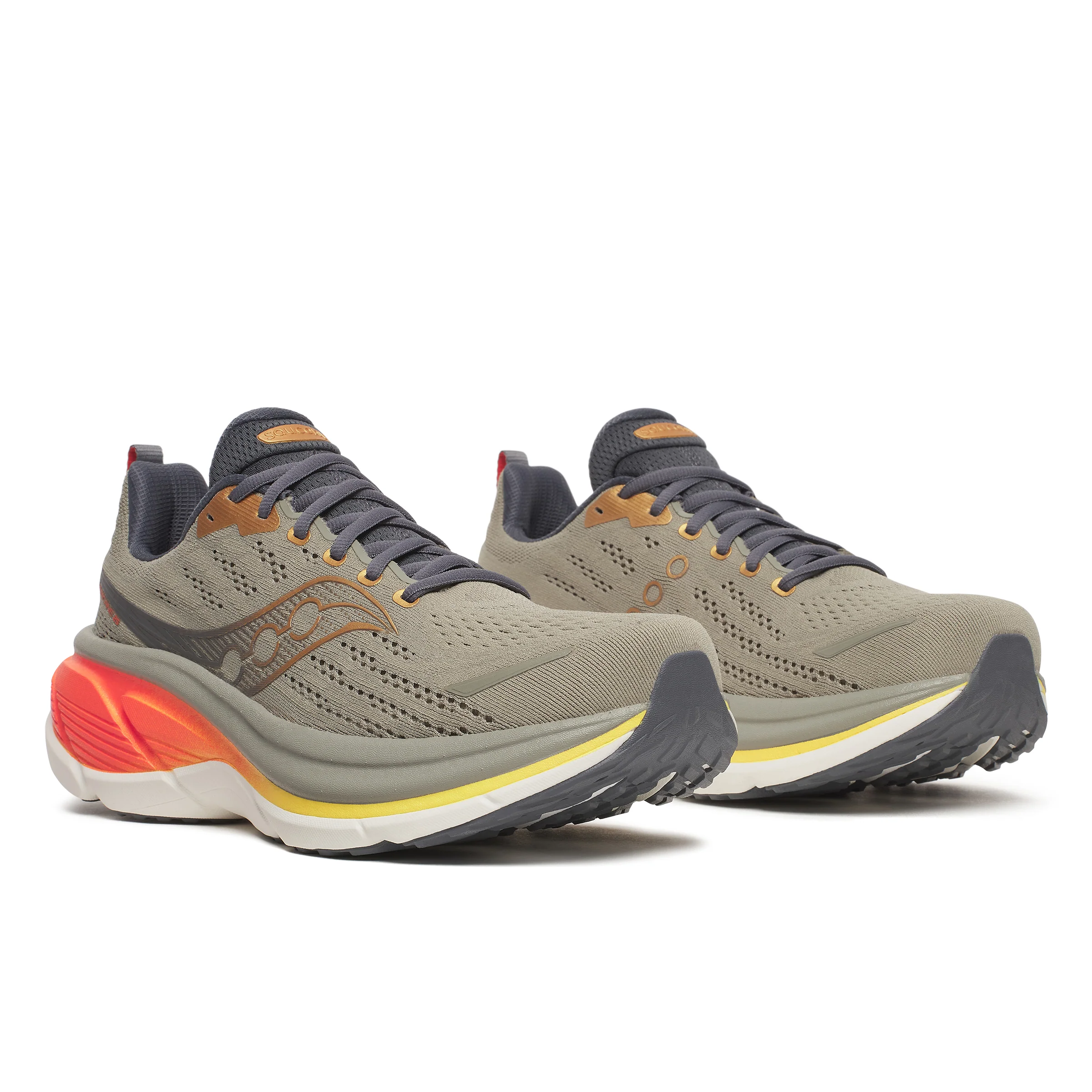 Saucony Mens Hurricane 25 - Laurel/Fire - Stability - SS26 - Image 4
