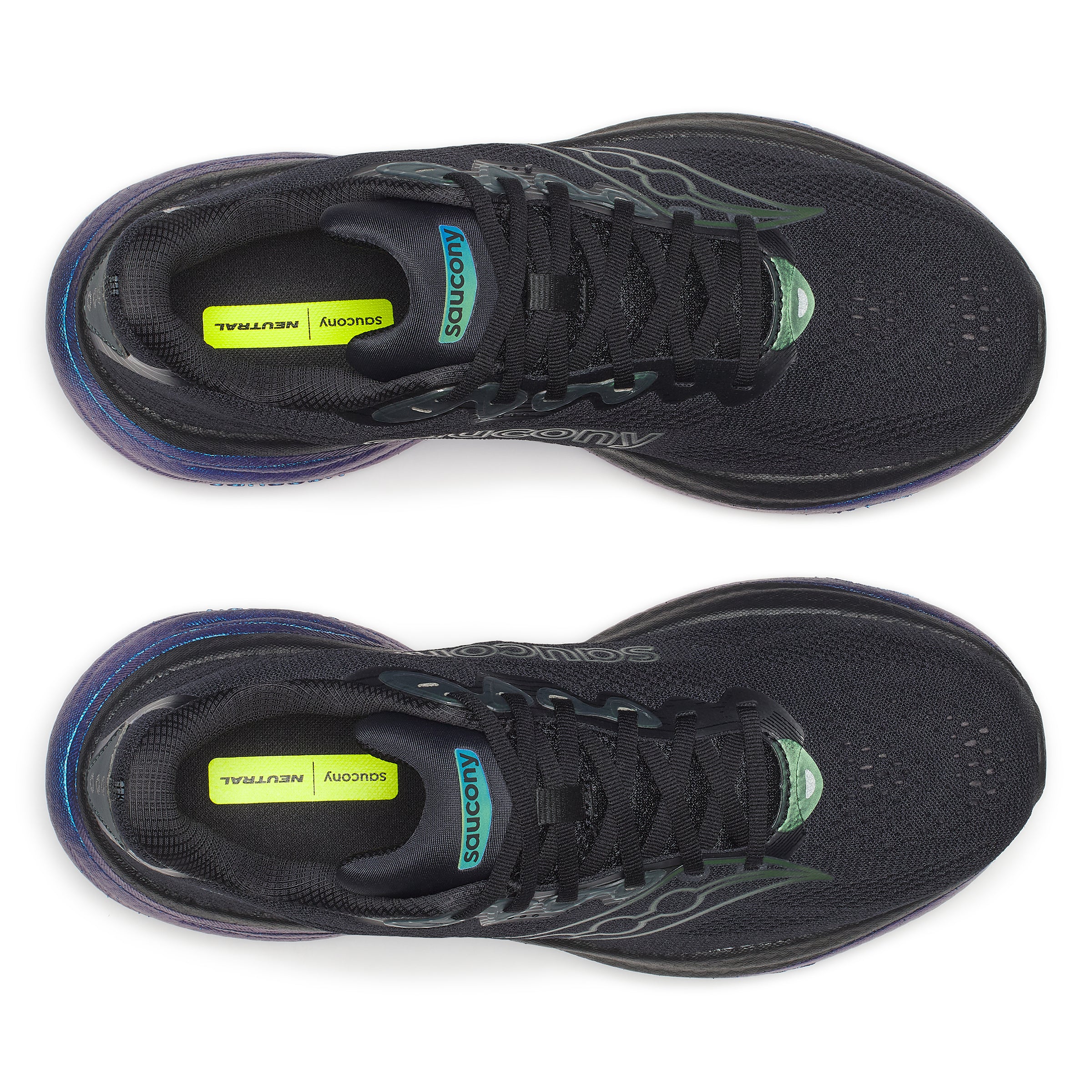 Saucony Mens Ride 19 - Black/Nightsky - Neutral - SS26 - Image 6