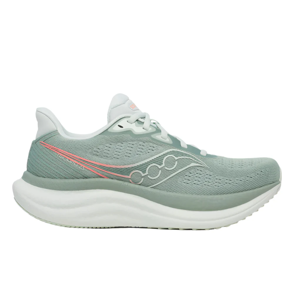 Saucony Womens Triumph 23 - Iceberg/Aloe - Neutral - AW25 - Image 3