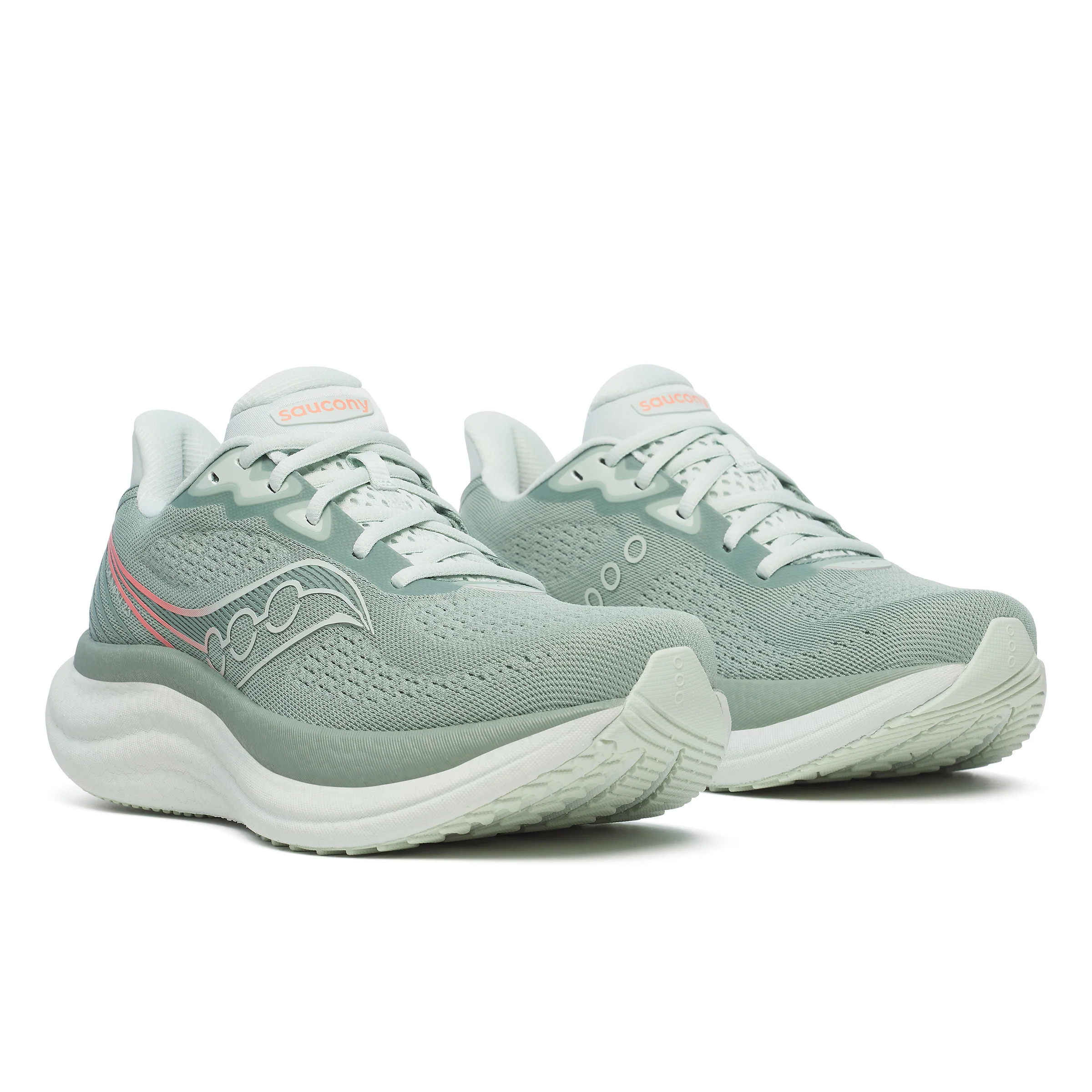 Saucony Womens Triumph 23 - Iceberg/Aloe - Neutral - AW25 - Image 7