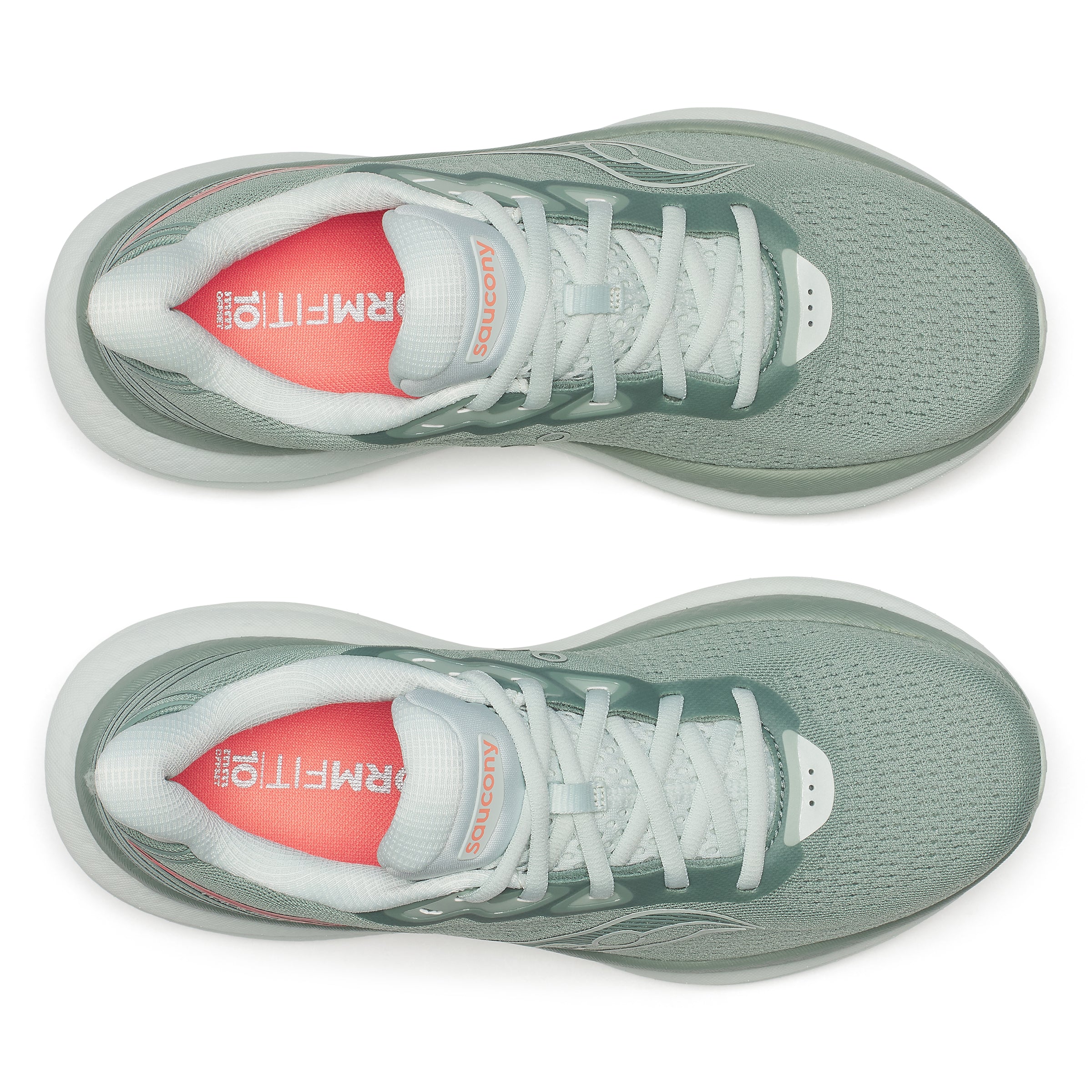 Saucony Womens Triumph 23 - Iceberg/Aloe - Neutral - AW25 - Image 8