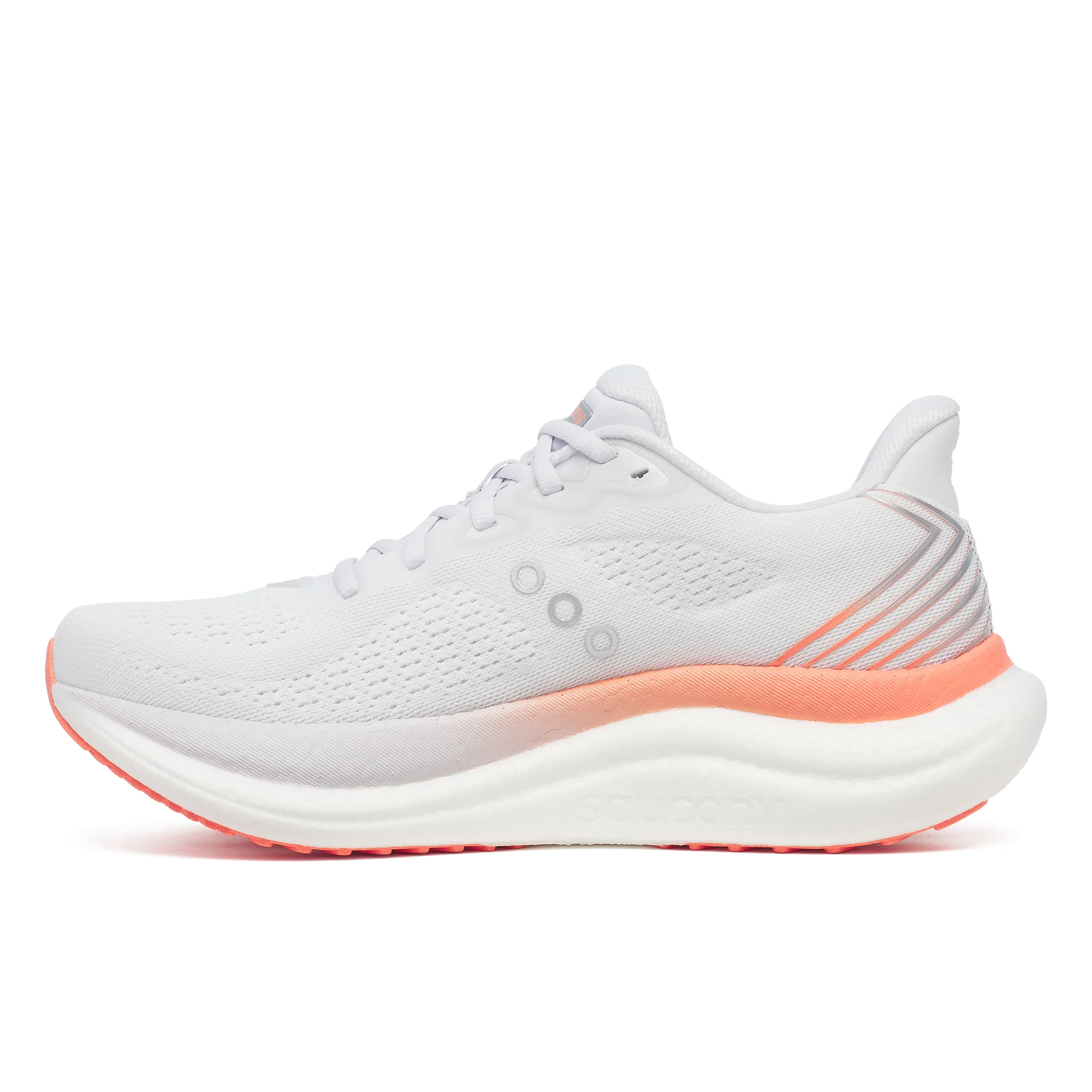 Saucony Womens Triumph 23 - White/Wistful - Neutral - AW25 - Image 4