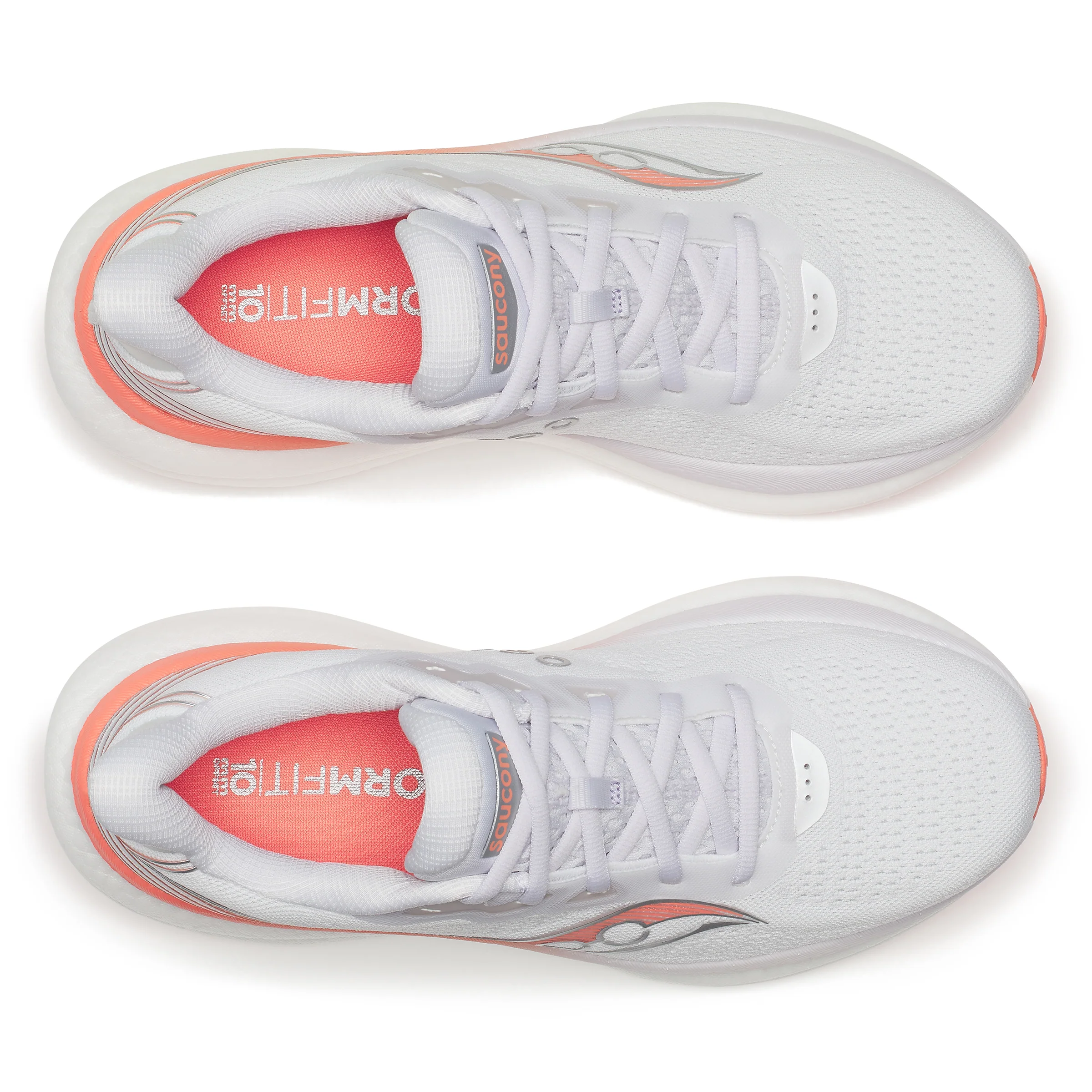 Saucony Womens Triumph 23 - White/Wistful - Neutral - AW25 - Image 6