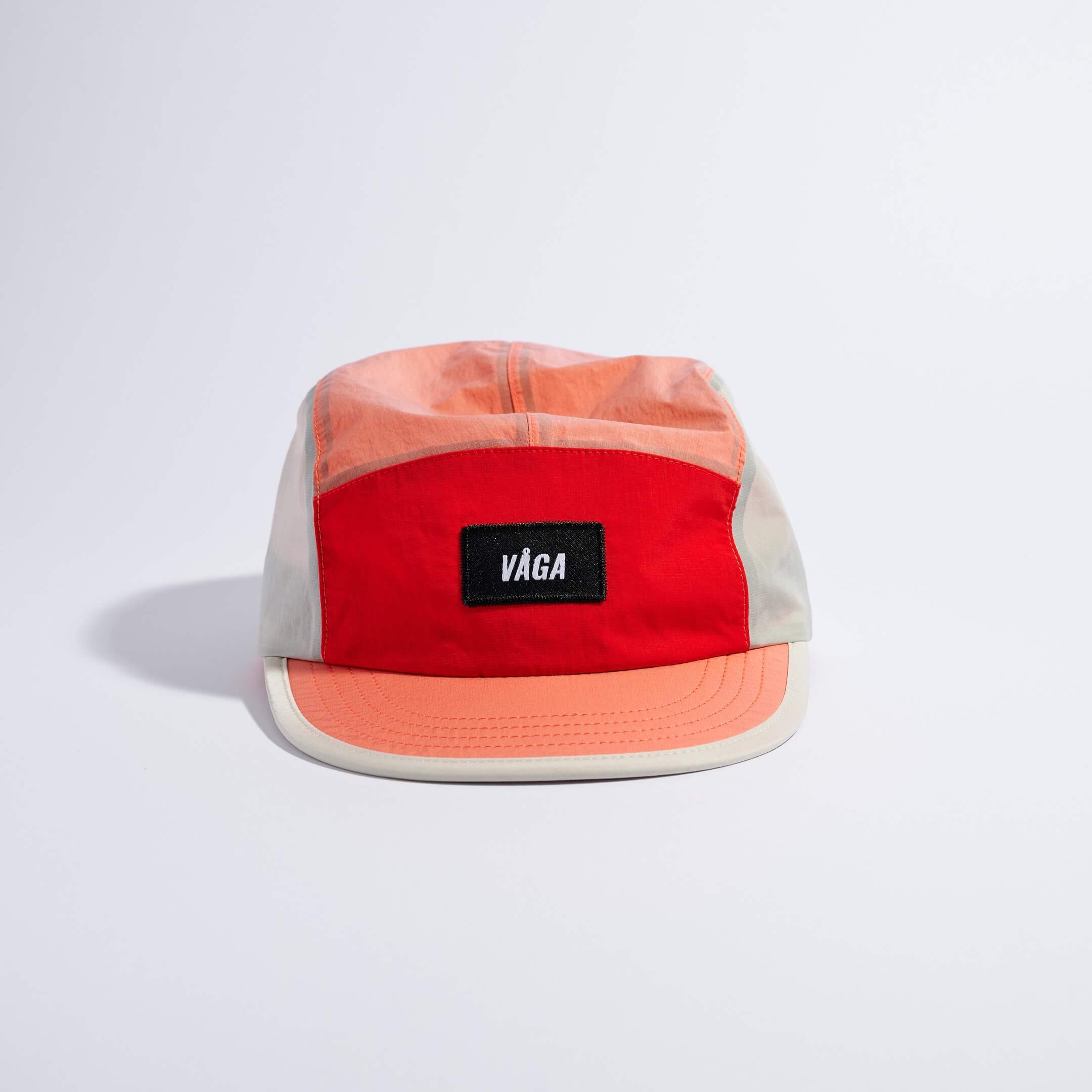 Vaga Pacer Cap - Flame Red/Coral/Dust Grey - SS26 - Image 3